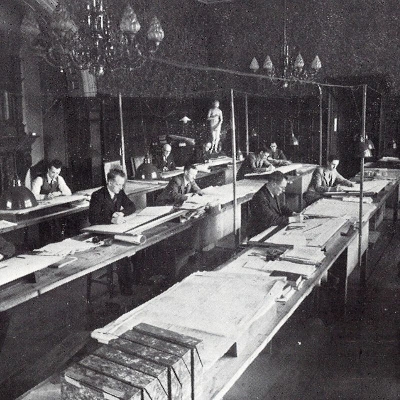 Ashmore, Benson, Pease at Preston Hall 1947.