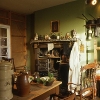 A room designed to show a Victorian kitchen.