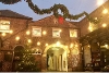 The Victorian Street at twilight at Christmas 