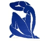 Famous print by Matisse, Nu Bleu