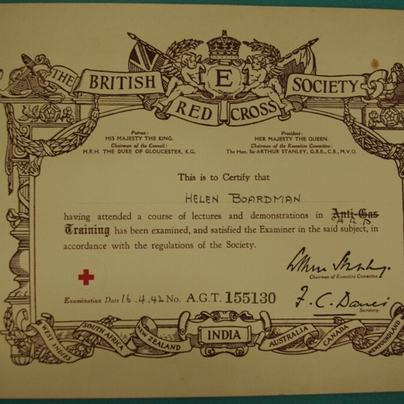 Air Raid Precaution Certificate