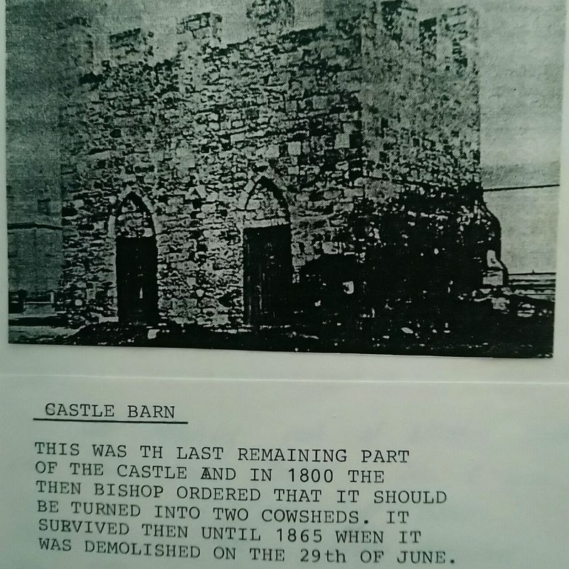 Image of the last remaining part of Stockton Castle