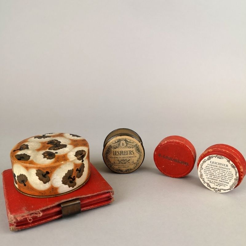 Selection Of Compact Powders From The Collection At Preston Park Museum