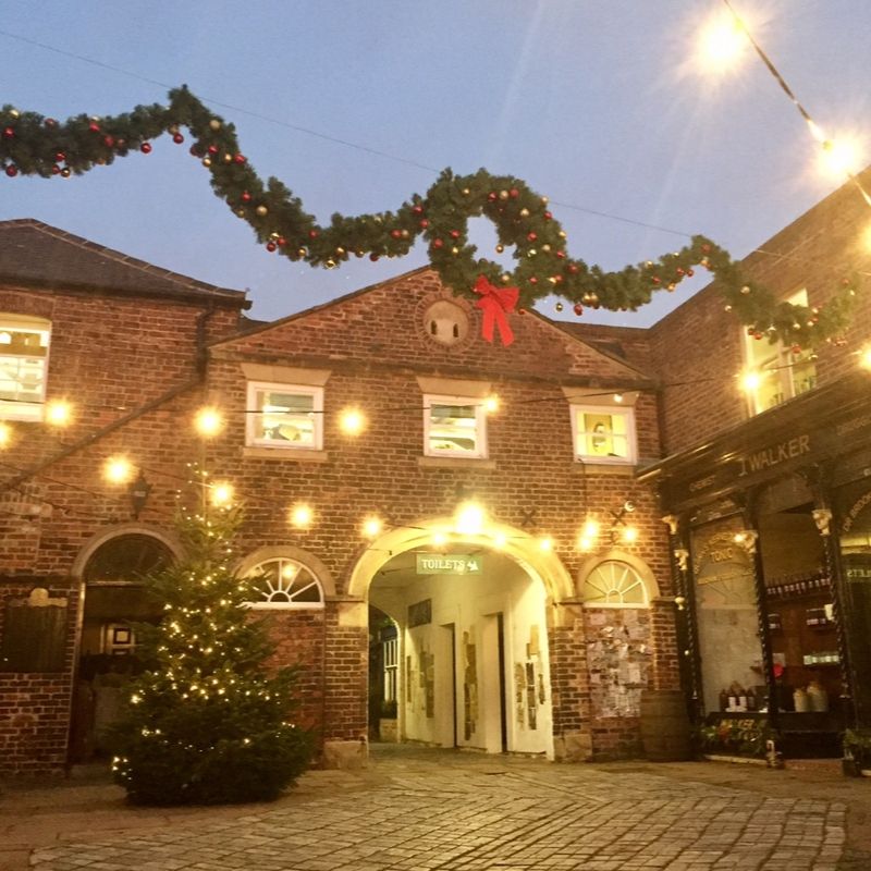 Preston Park Museum's Victorian Street At Christmas